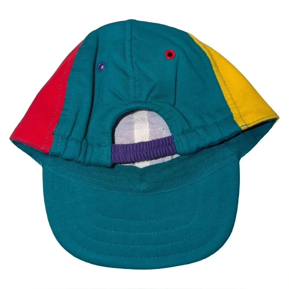 Vintage 80’s Gymboree 100% Cotton Colorful Train Kids Hat